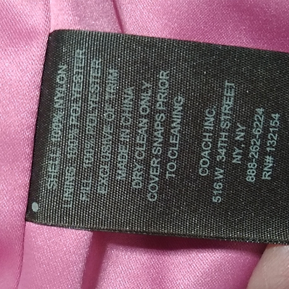 FINAL SALE! Coach Monogram Quilted Coat Sz. S/P Very Good Condition - Picture 10 of 16